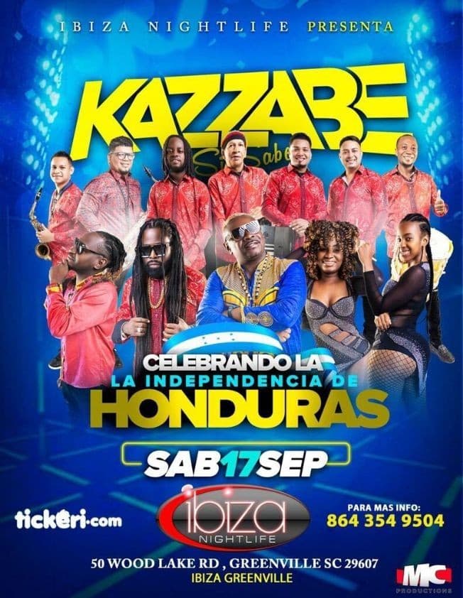 Event - KAZZABE SI SABE EN VIVO ! GREENVILLE SOUTH CAROLINA - Greenville, South Carolina - September 17, 2022 | concert tickets