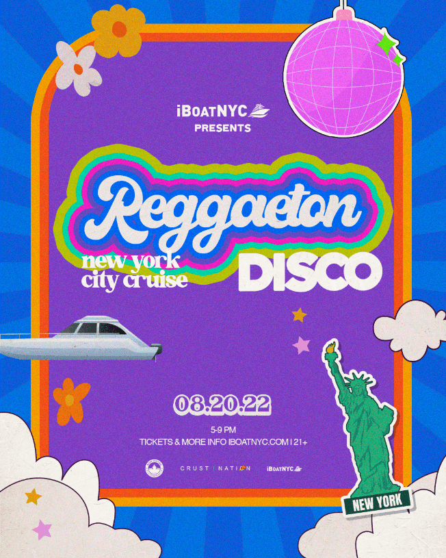 Event - REGGAETON DISCO - NYC Latin Boat Party Yacht Cruise - New York, New York - August 20, 2022 | concert tickets