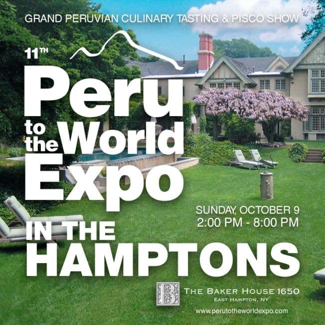 Event - 11th Peru to the World Expo Hamptons NY - East Hampton, New York - October 9, 2022 | concert tickets