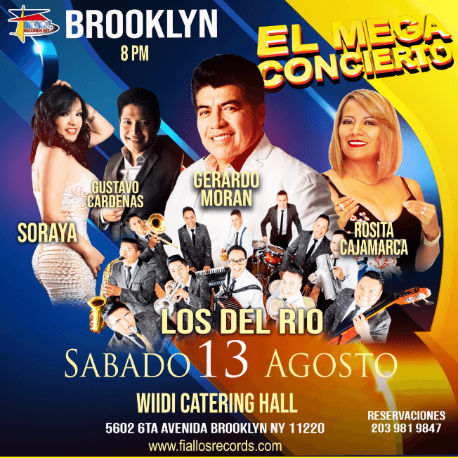 Event - BROOKLYN CELEBRA LA INDEPENDENCIA DE ECUADOR  (((LLEGA MEGA CONCIERTO DE ECUADOR))) - BROOKLYN, New York - August 13, 2022 | concert tickets