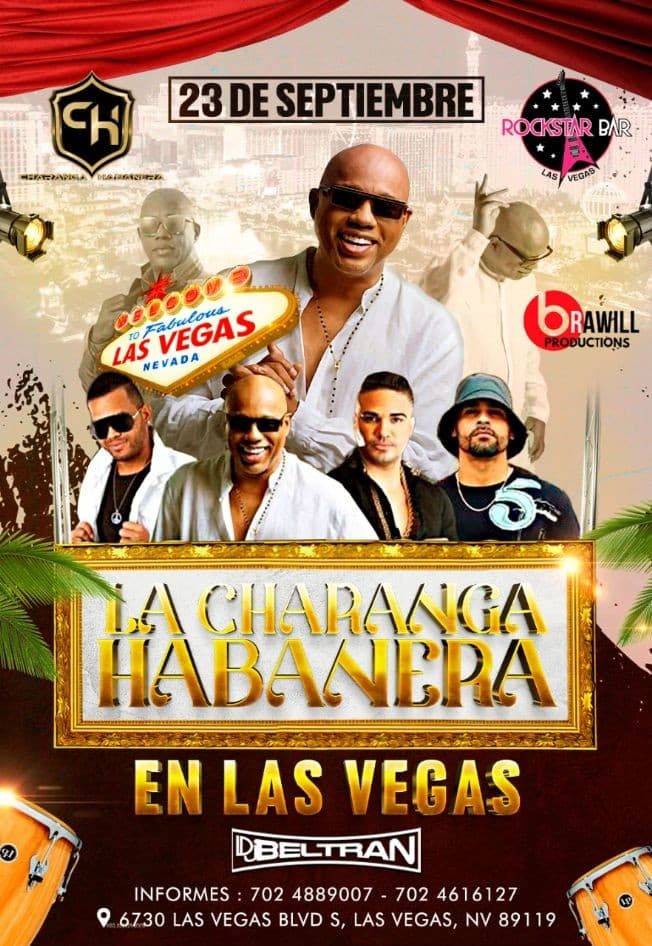 Event - LA CHARANGA HABANERA EN CONCIERTO ! LAS VEGAS NEVADA - cancelled - Las Vegas, Nevada - September 23, 2022 | concert tickets