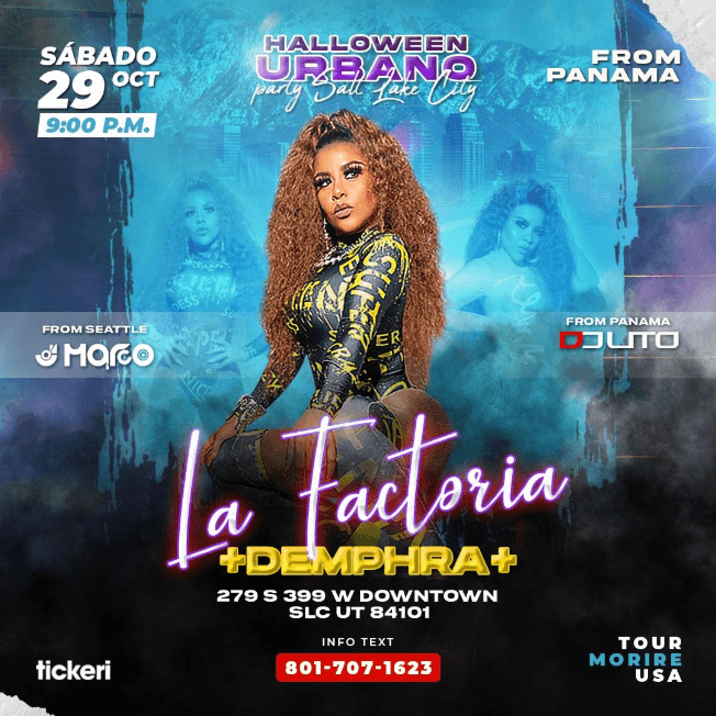 Event - LA FACTORIA EN CONCIERTO ! SALT LAKE CITY - Salt Lake City, Utah - October 29, 2022 | concert tickets