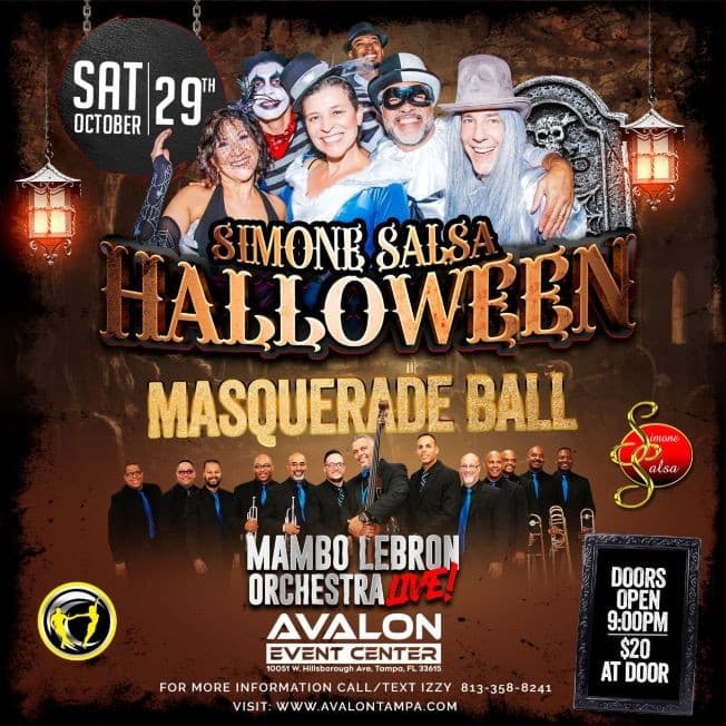 Event - Simone Salsa Halloween Ball - Tampa, Florida - October 29, 2022 | concert tickets