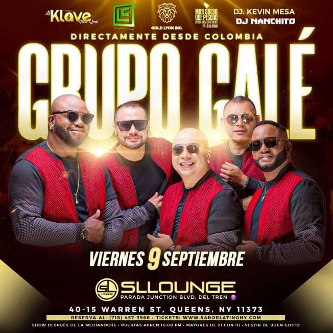 Event - GRUPO GALE ! NEW YORK - Queens, New York - September 9, 2022 | concert tickets