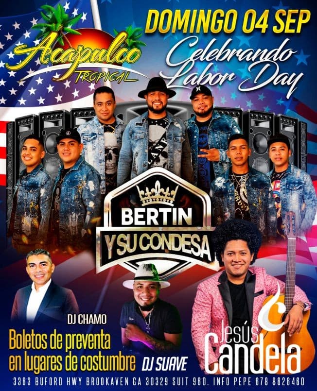 Event - BERTIN Y SU CONDESA EN VIVO ! ATLANTA GEORGIA - Atlanta, Georgia - September 4, 2022 | concert tickets