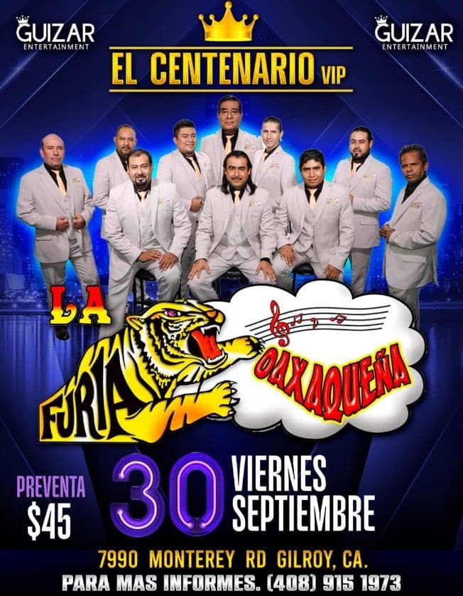 Event - la furia oaxaqueña - Gilroy, California - September 30, 2022 | concert tickets