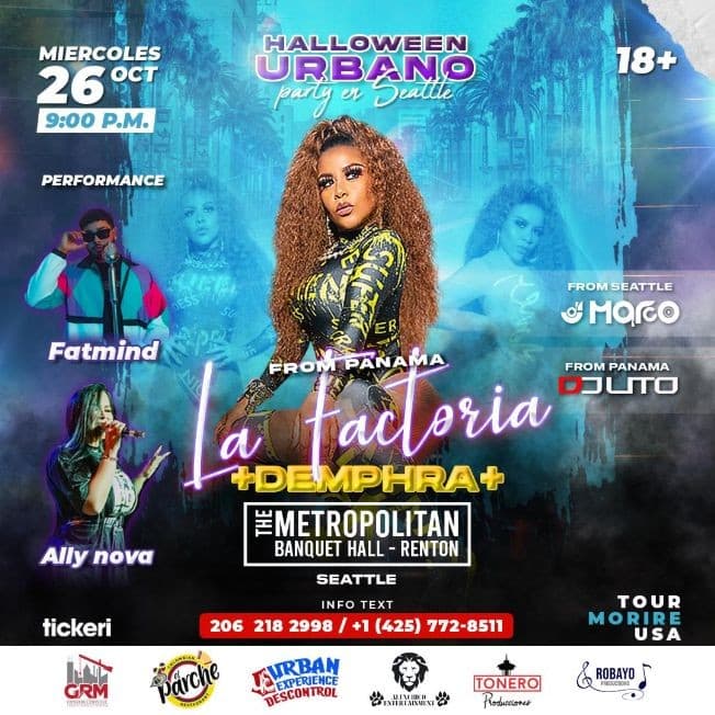 Event - LA FACTORIA EN CONCIERTO ! RENTON WASHINGTON-  POSTPONED - Renton, Washington - October 26, 2022 | concert tickets