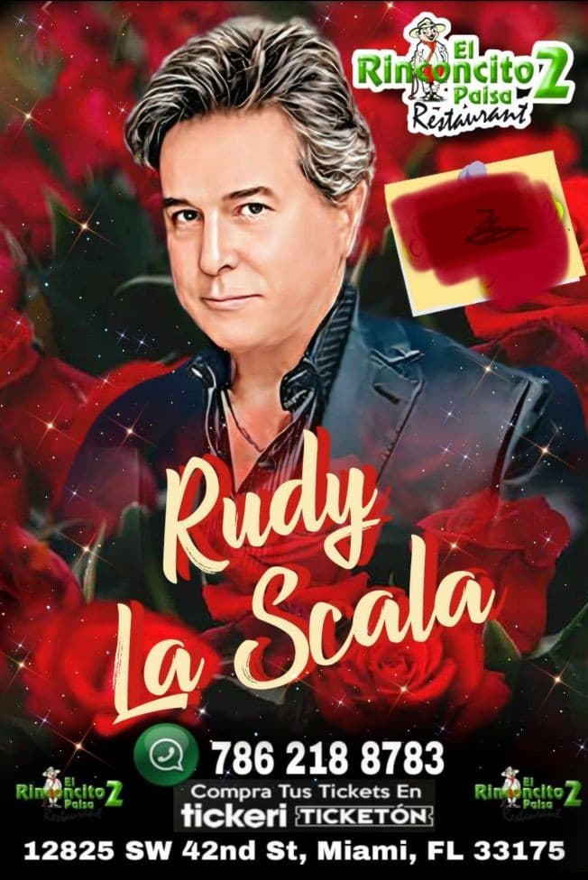 Event - RUDY LA SCALA EN MIAMI - Miami, Florida - October 21, 2022 | concert tickets