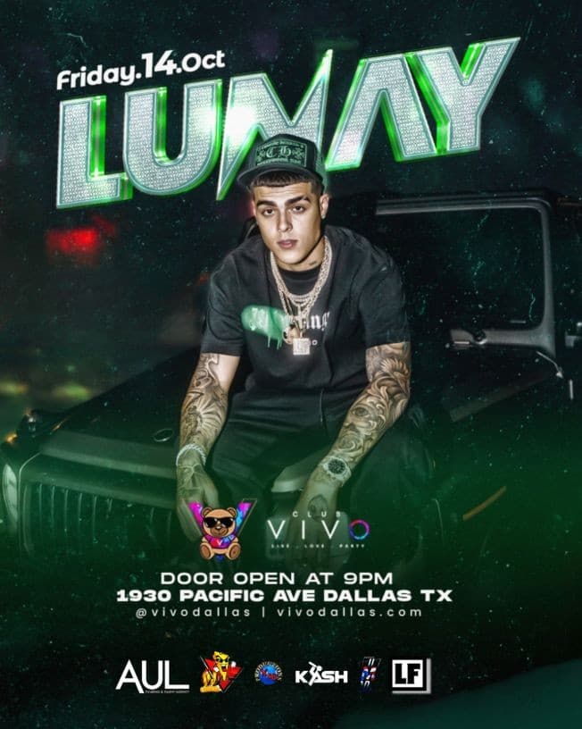 Event - LUNAY CONCERT DALLAS TX - Dallas, Texas - October 14, 2022 | concert tickets