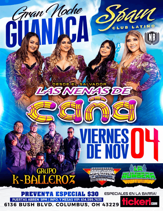 Event - LAS NENAS DE CAÑA EN CONCIERTO ! COLUMBUS OHIO - Columbus, Ohio - November 4, 2022 | concert tickets