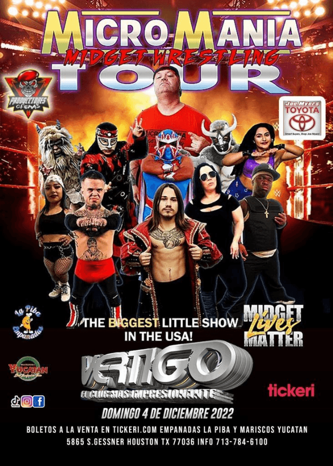 Event - MICRO MANIA TOUR EN HOUSTON TEXAS - Houston, Texas - December 4, 2022 | concert tickets