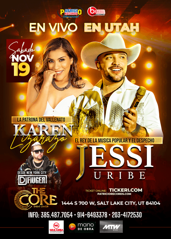 Event - Jessi Uribe en concierto - Salt Lake City Utah - Salt Lake City, Utah - November 19, 2022 | concert tickets