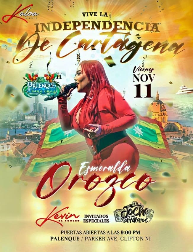 Event - Esmeralda Orozco - Kevin de Romero -Joche y sus Corraleros - Clifton, New Jersey - November 11, 2022 | concert tickets