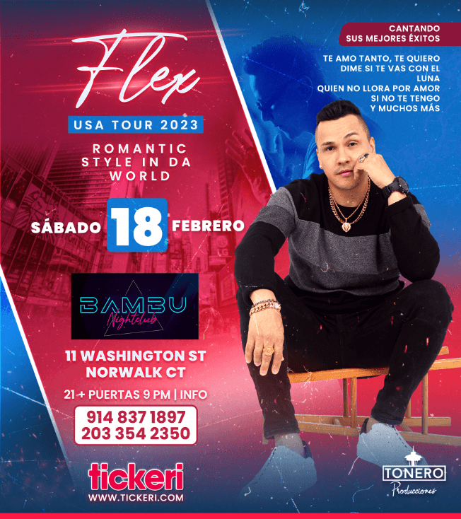 Event - FLEX EN CONCIERTO ! NORWALK CONNECTICUT - Norwalk, Connecticut - February 18, 2023 | concert tickets