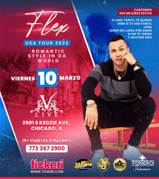 Event - FLEX EN CONCIERTO ! CHICAGO ILLINOIS - Chicago, Illinois - March 10, 2023 | concert tickets