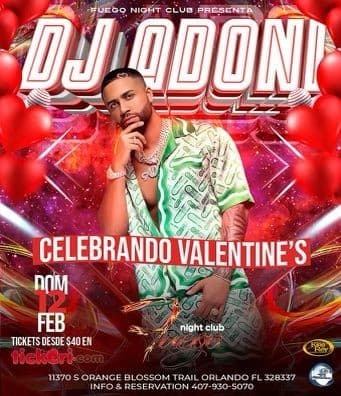 Event - Dj ADONIS - Orlando, Florida - February 12, 2023 | concert tickets