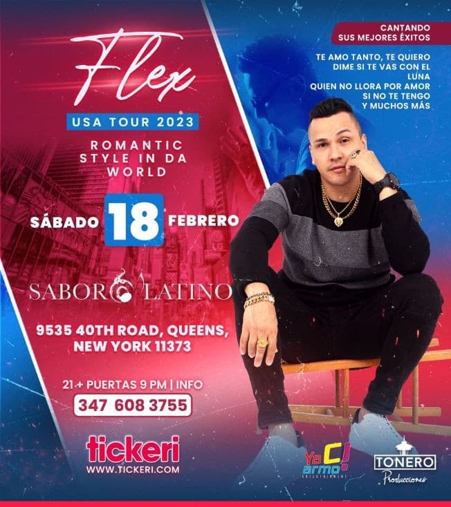 Event - FLEX EN CONCIERTO ! QUEENS NEW YORK - Queens, New York - February 18, 2023 | concert tickets