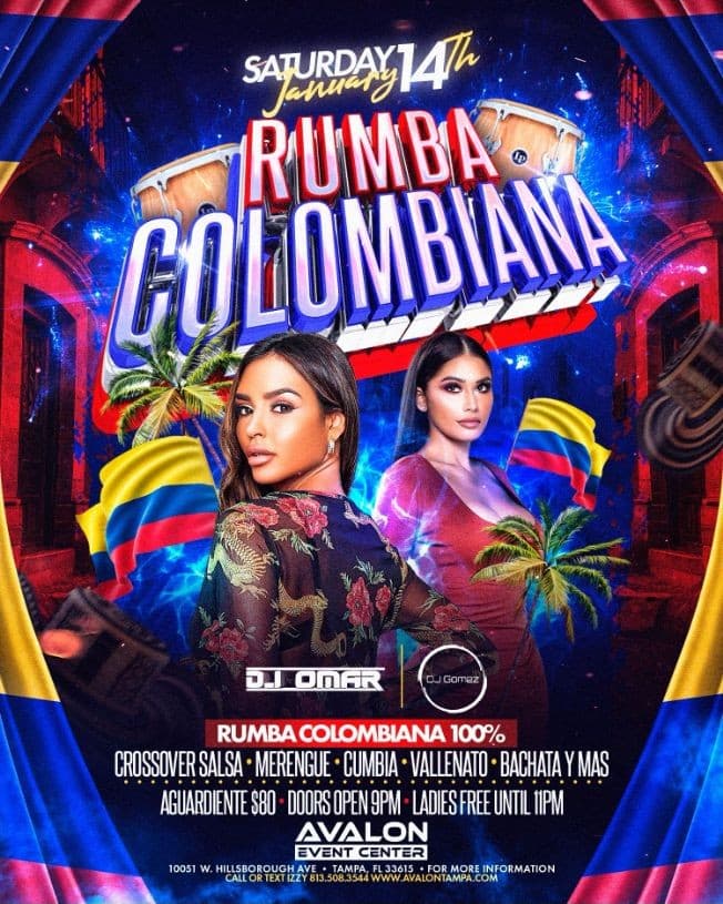 Event - Rumba Colombiana Nueva Fecha Pronto - Tampa, Florida - January 14, 2023 | concert tickets