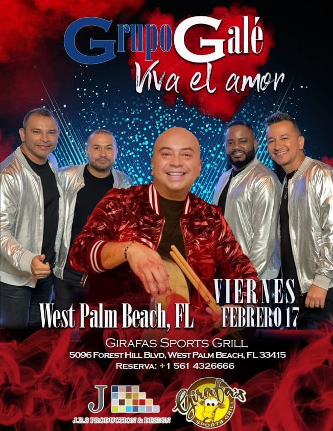 Event - GRUPO GALE en SALSA Concierto en West Palm Beach - West Palm Beach, Florida - February 17, 2023 | concert tickets