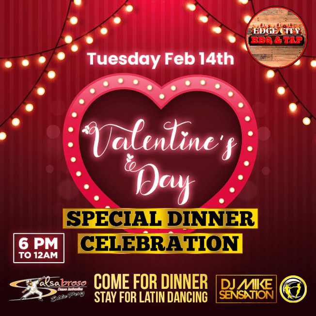 Event - Valentine's Day Celebration at Edge City BBQ - Tampa, Florida - February 14, 2023 | concert tickets