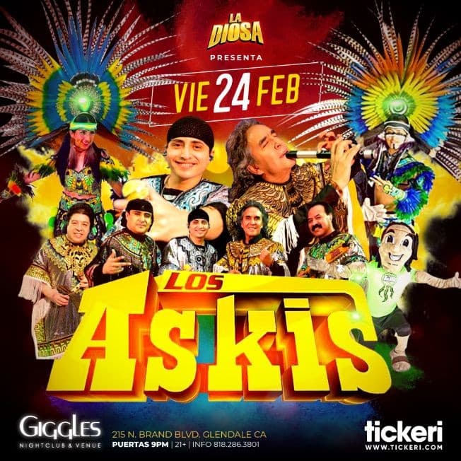 Event - LOS ASKIS EN LOS ANGELES - Glendale, California - February 24, 2023 | concert tickets