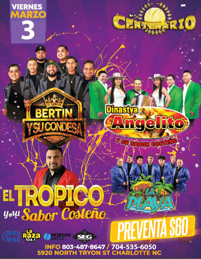 Event - *CHARLOTTE* Gran Bailazo Costeño - Charlotte, North Carolina - March 3, 2023 | concert tickets