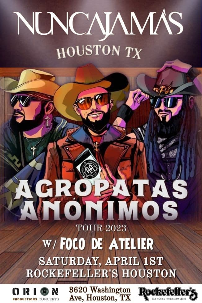 Event - AGROPATAS AGROPECUARIOS BY NUNCA JAMÁS - Houston, Texas - April 1, 2023 | concert tickets