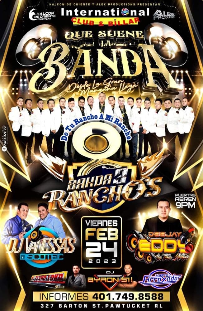 Event - BANDA 3 RANCHOS - Pawtucket, Rhode Island - February 24, 2023 | concert tickets