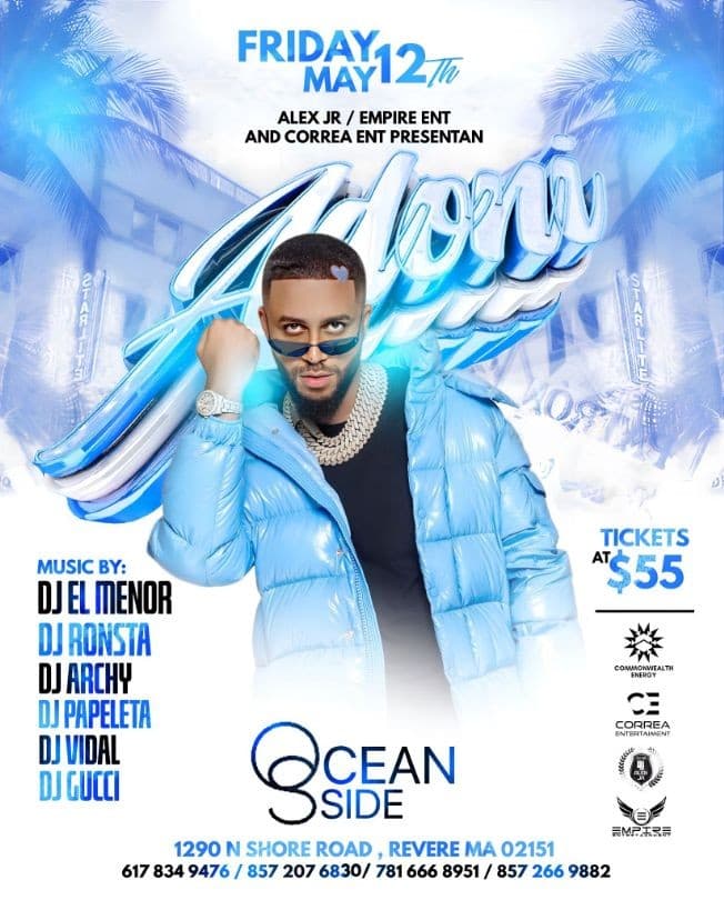 Event - DJ ADONI EN VIVO ! REVERE MASSACHUSETTS - Revere, Massachusetts - May 12, 2023 | concert tickets