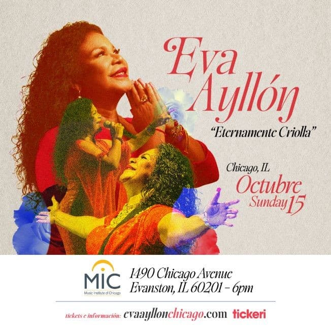 Event - EVA AYLLON " ETERNAMENTE CRIOLLA " EVANSTON, ILLINOIS - Evanston, Illinois - October 15, 2023 | concert tickets