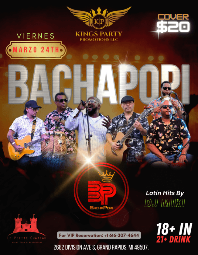 Event - Bachapopi - Grand Rapids, Michigan - March 24, 2023 | concert tickets