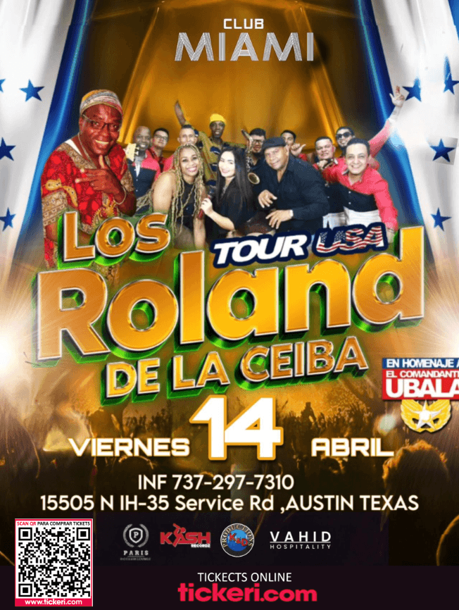 Event - LOS ROLAND DE LA CEIBA - TOUR USA  - AUSTIN TEXAS - Pflugerville, Texas - April 14, 2023 | concert tickets