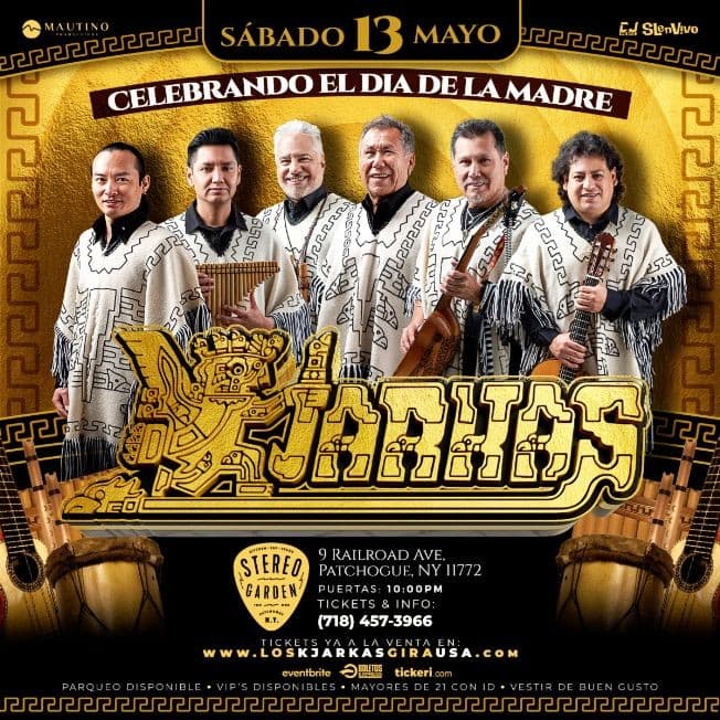 Event - LOS KJARKAS !! PATCHOGE, NY!!! - Patchogue, New York - May 13, 2023 | concert tickets