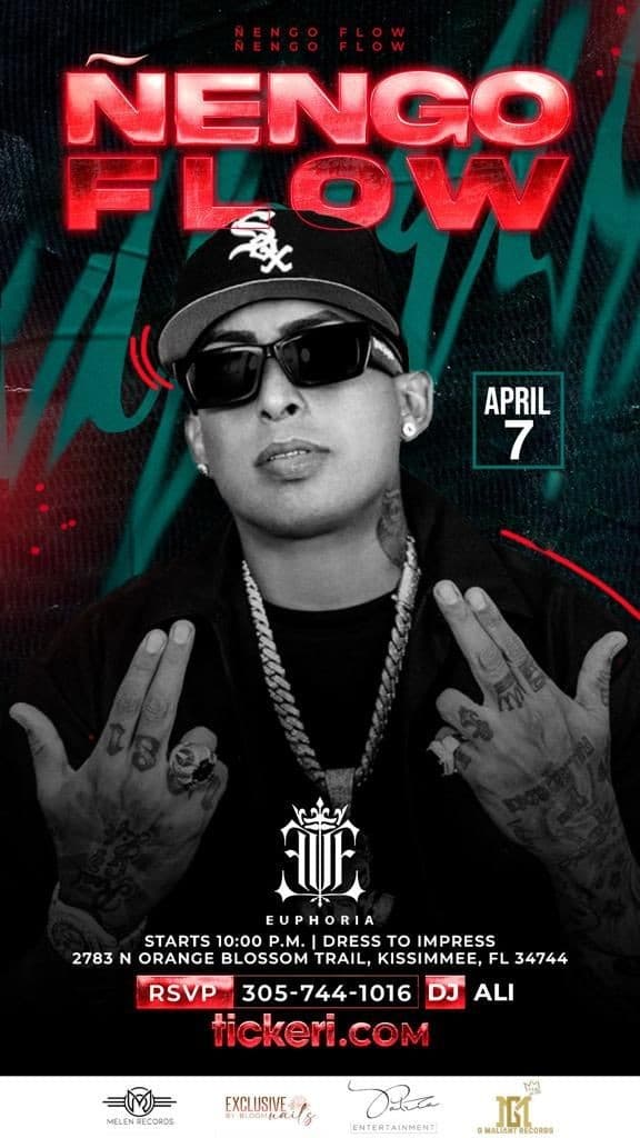 Event - ÑENGO FLOW EN CONCIERTO ! KISSIMMEE FLORIDA - Kissimmee, Florida - April 7, 2023 | concert tickets