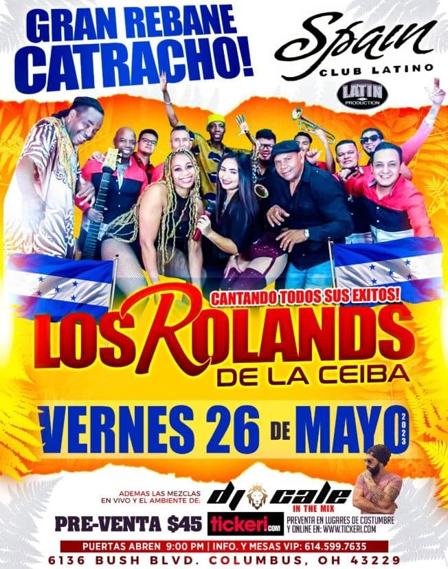 Event - LOS ROLAND DE LA CEIBA EN CONCIERTO ! COLUMBUS OHIO - Columbus, Ohio - May 26, 2023 | concert tickets