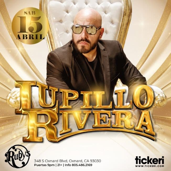 Event - LUPILLO RIVERA EN OXNARD CANCELED - Oxnard, California - April 15, 2023 | concert tickets