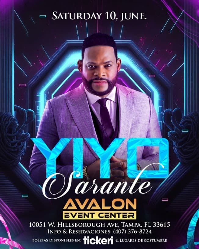 Event - YIYO SARANTE EN CONCIERTO ! TAMPA FLORIDA - Tampa, Florida - June 10, 2023 | concert tickets