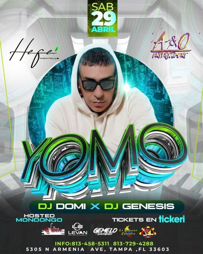 Event - YOMO EN CONCIERTO ! TAMPA FLORIDA - Tampa, Florida - April 29, 2023 | concert tickets