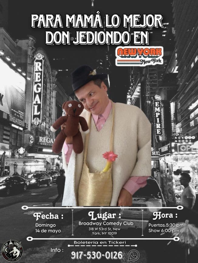 Event - Don Jediondo en NY / Broadway Comedy Club - New York, New York - May 14, 2023 | concert tickets