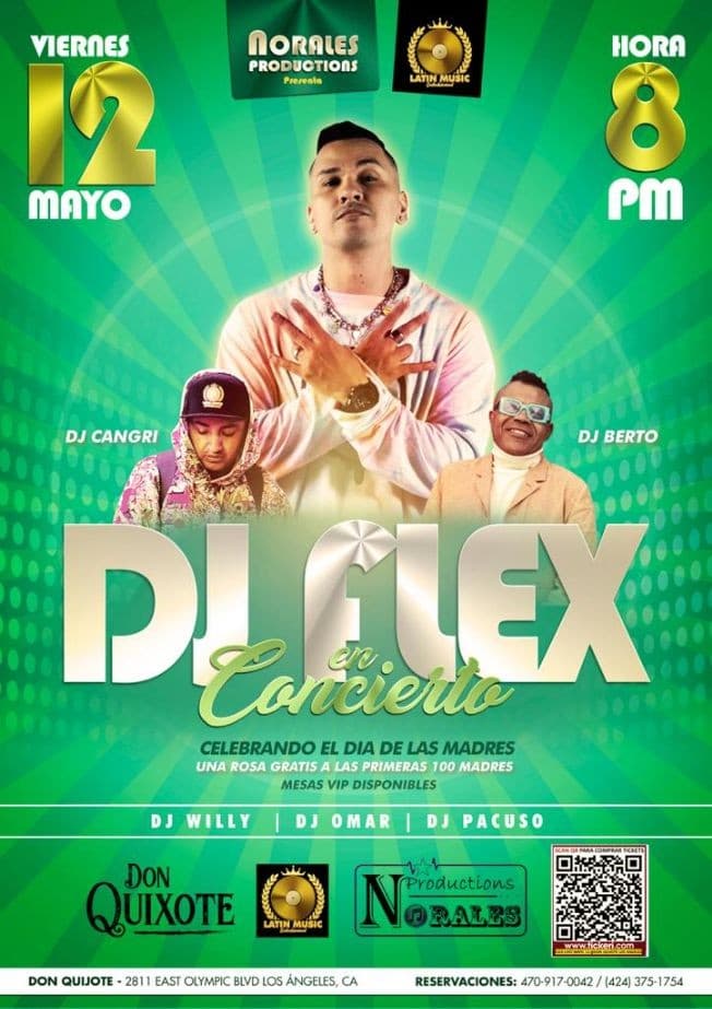 Event - FLEX EN CONCIERTO!, LOS ANGELES CALIFORNIA -- - Los Angeles, California - May 12, 2023 | concert tickets