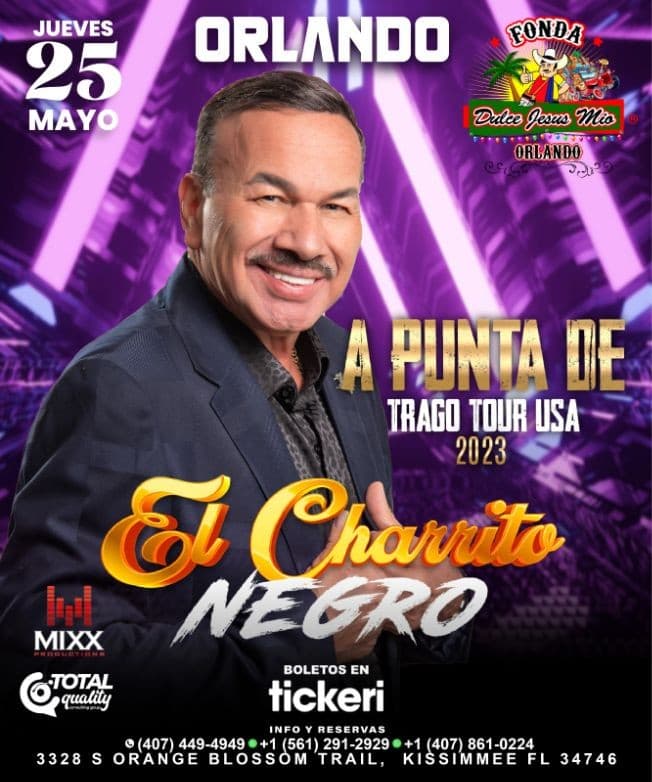 Event - EL CHARRITO NEGRO EN CONCIERTO ! KISSIMMEE FLORIDA - Kissimmee, Florida - May 25, 2023 | concert tickets