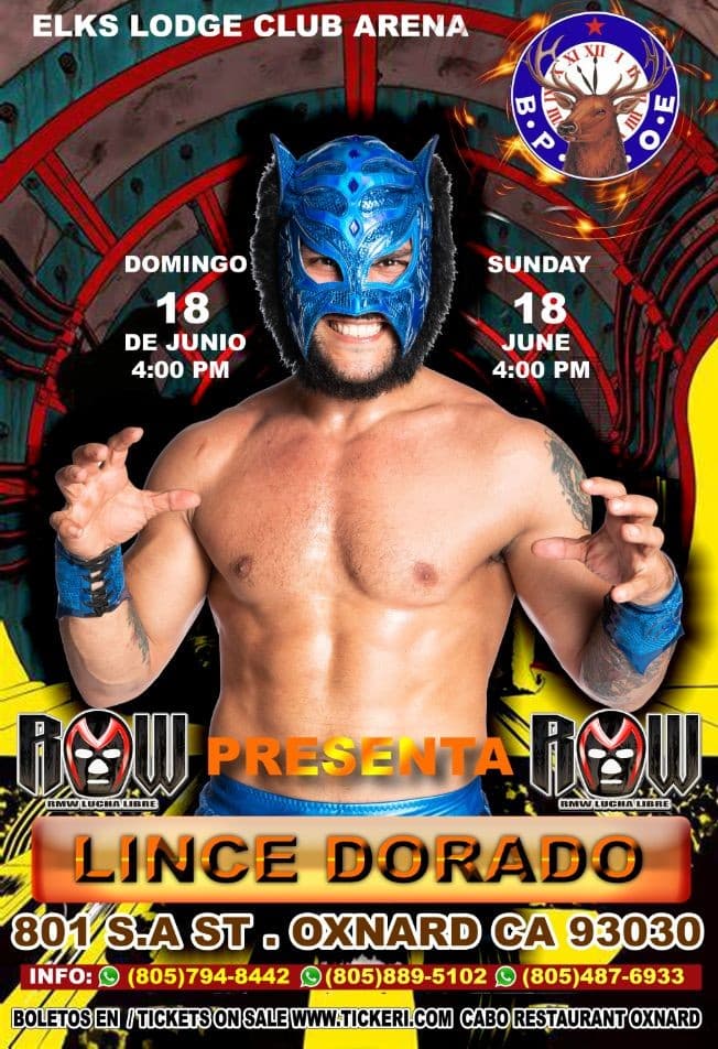 Event - Lucha Libre Live en Oxnard, California - Oxnard, California - June 18, 2023 | concert tickets