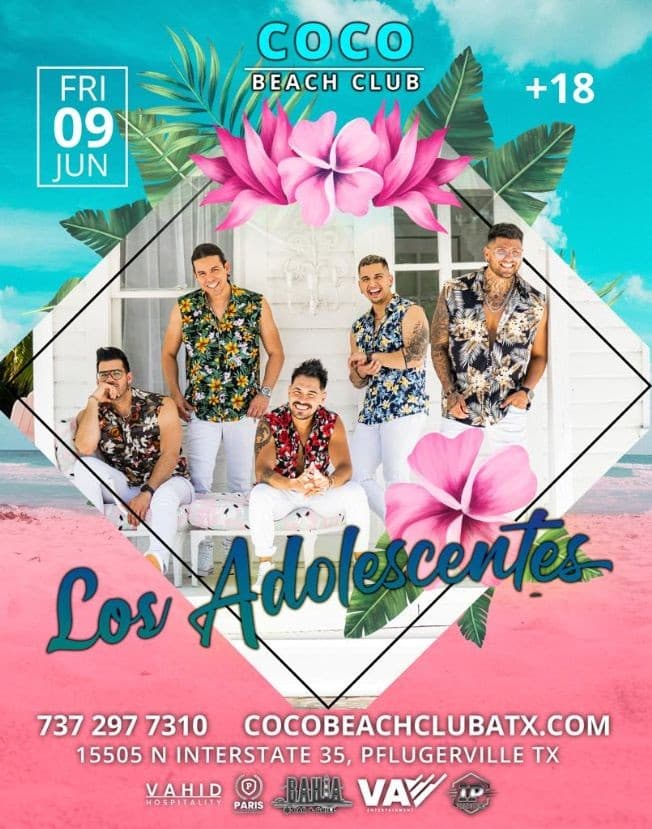 Event - Los Adolescentes en Austin, Texas - Pflugerville, Texas - June 9, 2023 | concert tickets