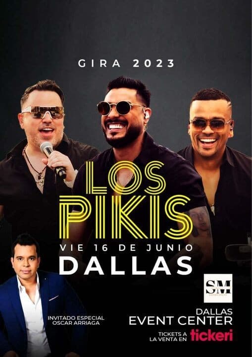 Event - LOS PIKIS EN CONCIERTO ! DALLAS TEXAS - Farmers Branch, Texas - June 16, 2023 | concert tickets