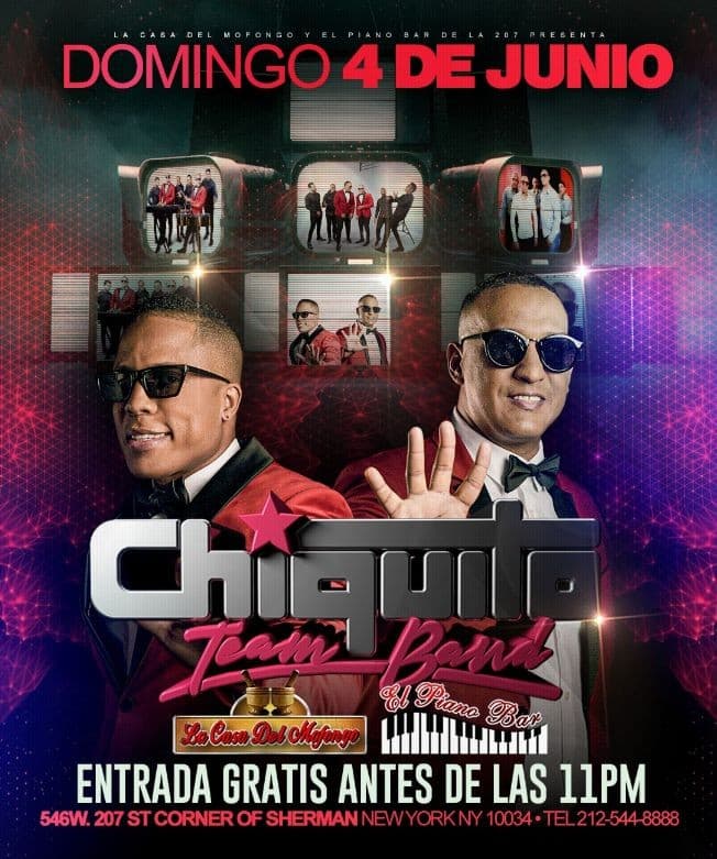 Event - CHIQUITO TEAM BAND - New York, New York - June 4, 2023 | concert tickets