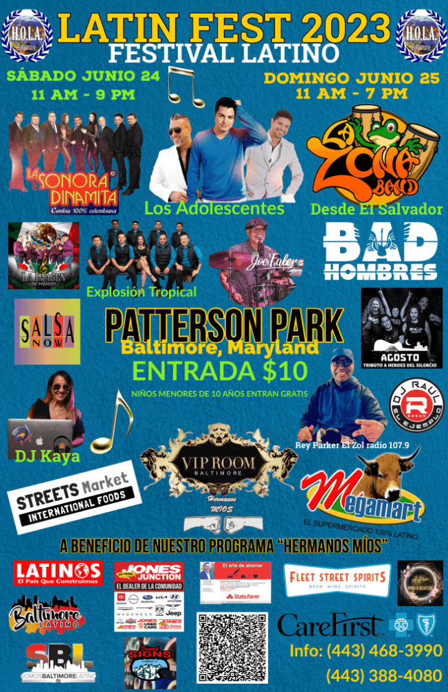 Event - LATIN FEST 2023 - FESTIVAL LATINO 2023 - Baltimore, Maryland - June 24, 2023 | concert tickets