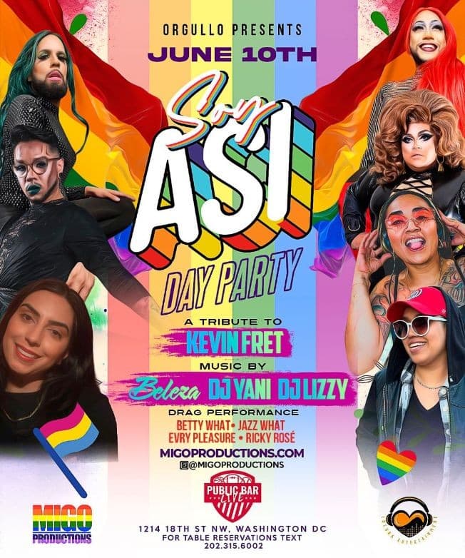 Event - Orgullo presents SOY ASÍ Day Party - Washington, District Of Columbia - June 10, 2023 | concert tickets