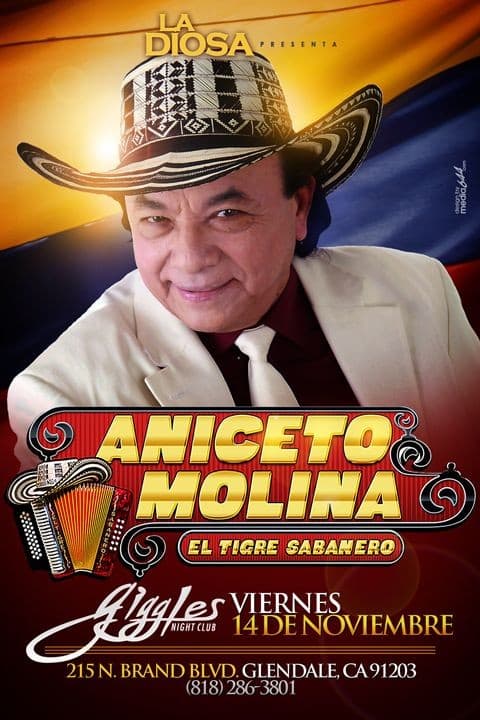 Event - Aniceto Molina en Los Angeles - Glendale, California - November 14, 2014 | concert tickets